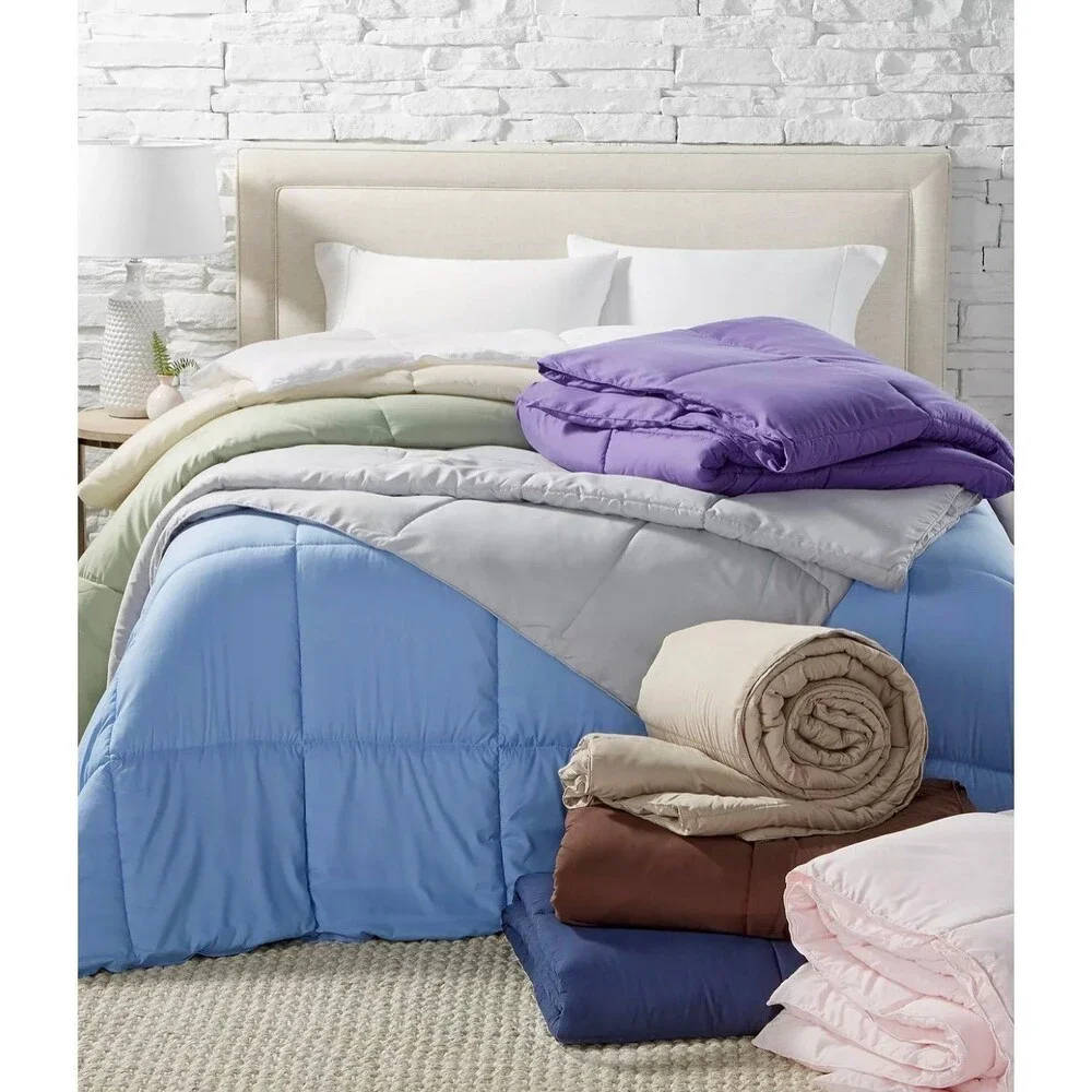 Lightweight Purple King Size Comforter Blanket